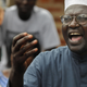 Malik Obama, half brother of President Barack Obama, smiling at his home in Kenya on Nov. 5, 2008, after President Obama’s election as the United States’ first African-American commander in chief
TONY KARUMBA/AFP/Getty Images